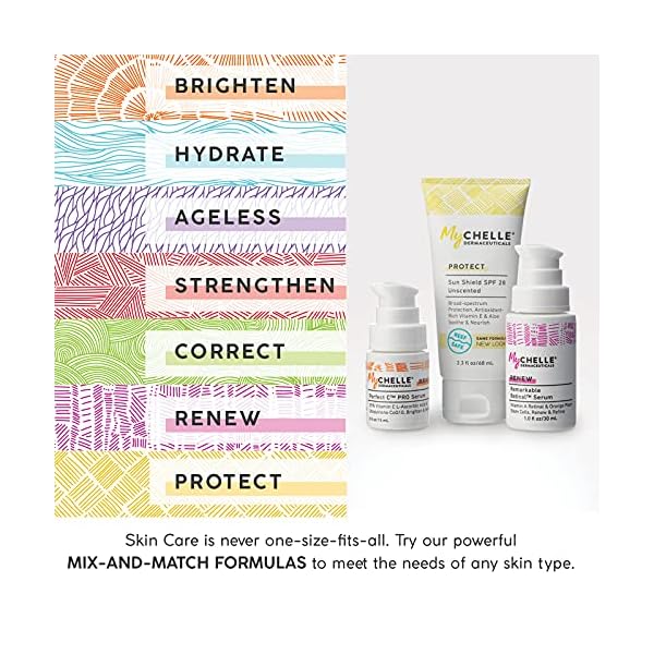 MyChelle-Dermaceuticals-Remarkable-Retinal-Night-Cream-1-Fl-Oz-Rich-Moisturizer-with-Potent-Vitamin-A-Hydrate-and-Reduce-the-Appearance-of-Fine-Lines-and-Wrinkles MyChelle Dermaceuticals Remarkable Retinal Night Cream Nutrient-Rich Moisturizer with Vitamin A Retinaldehyde for All Skin Types, Cruelty Free, Vegan, White, 1.2 Fl Oz