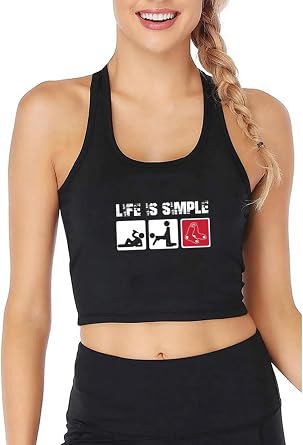 Life is Simple Crop Top Women Shirt