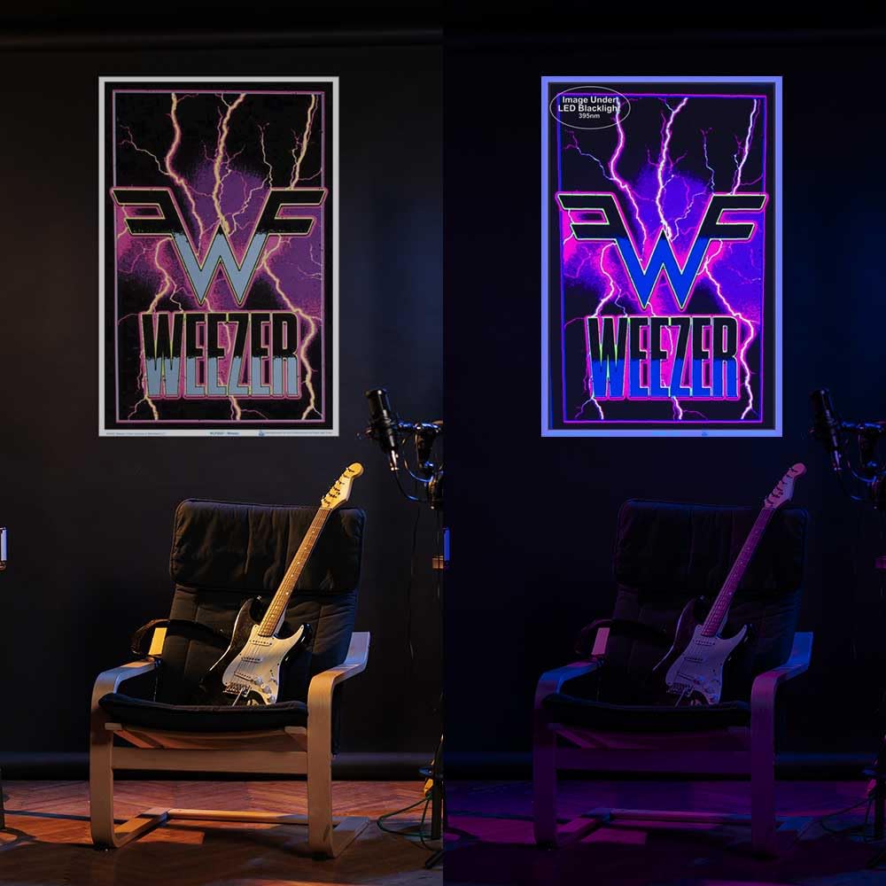 Amazon.com: Weezer - Electric - Blacklight Poster - Officially