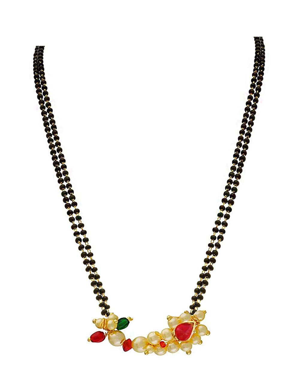 BFC- BUY FOR CHANGE - Ethnic 22k Gold Plated Nath Pendent Pearl Mangalsutra For Women (B07JJ5J1DT) Amazon Price History, Amazon Price Tracker