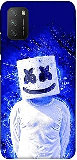 جراب موبايل مطبوع من السيليكون CAW متوافق مع شاومي بوكو M3 كيس زون شفاف حافظة بسيطة