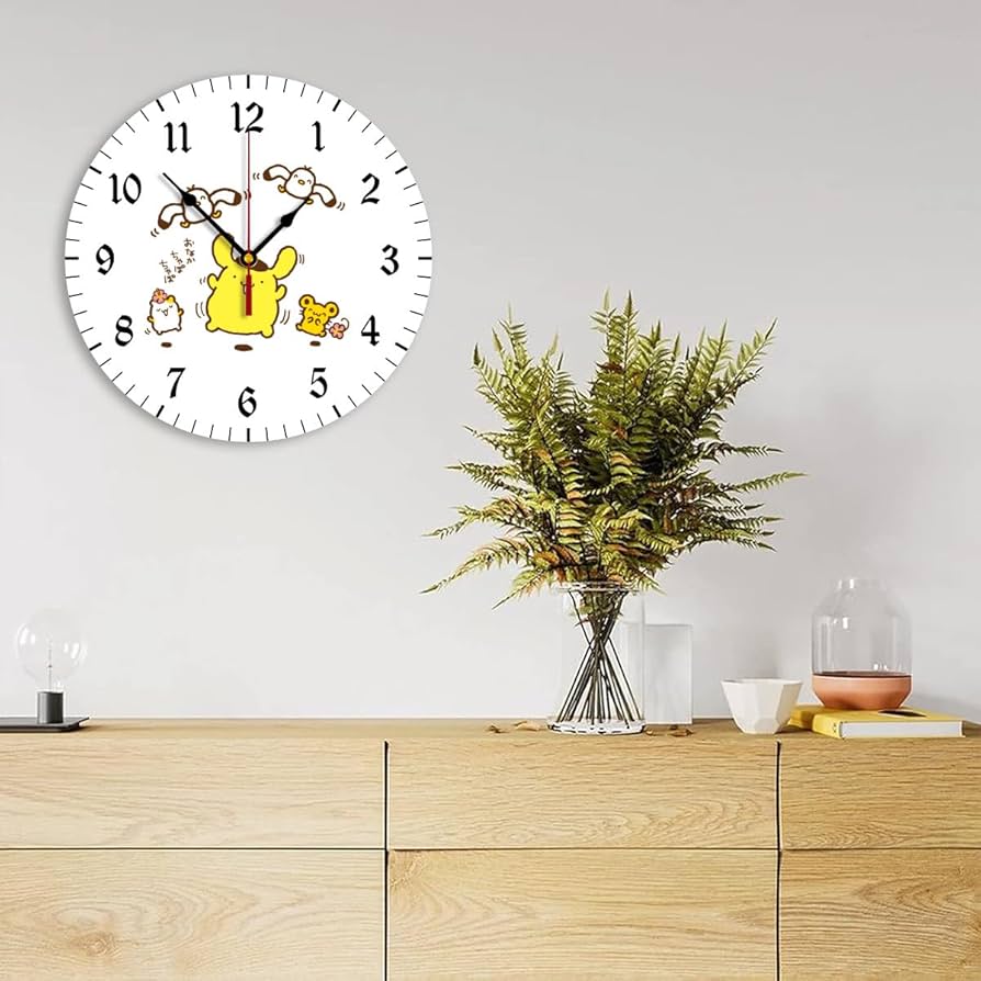 【レア】ポムポムプリン壁掛け時計 レア】ポムポムプリン 2014年 壁掛け時計 - メルカリ