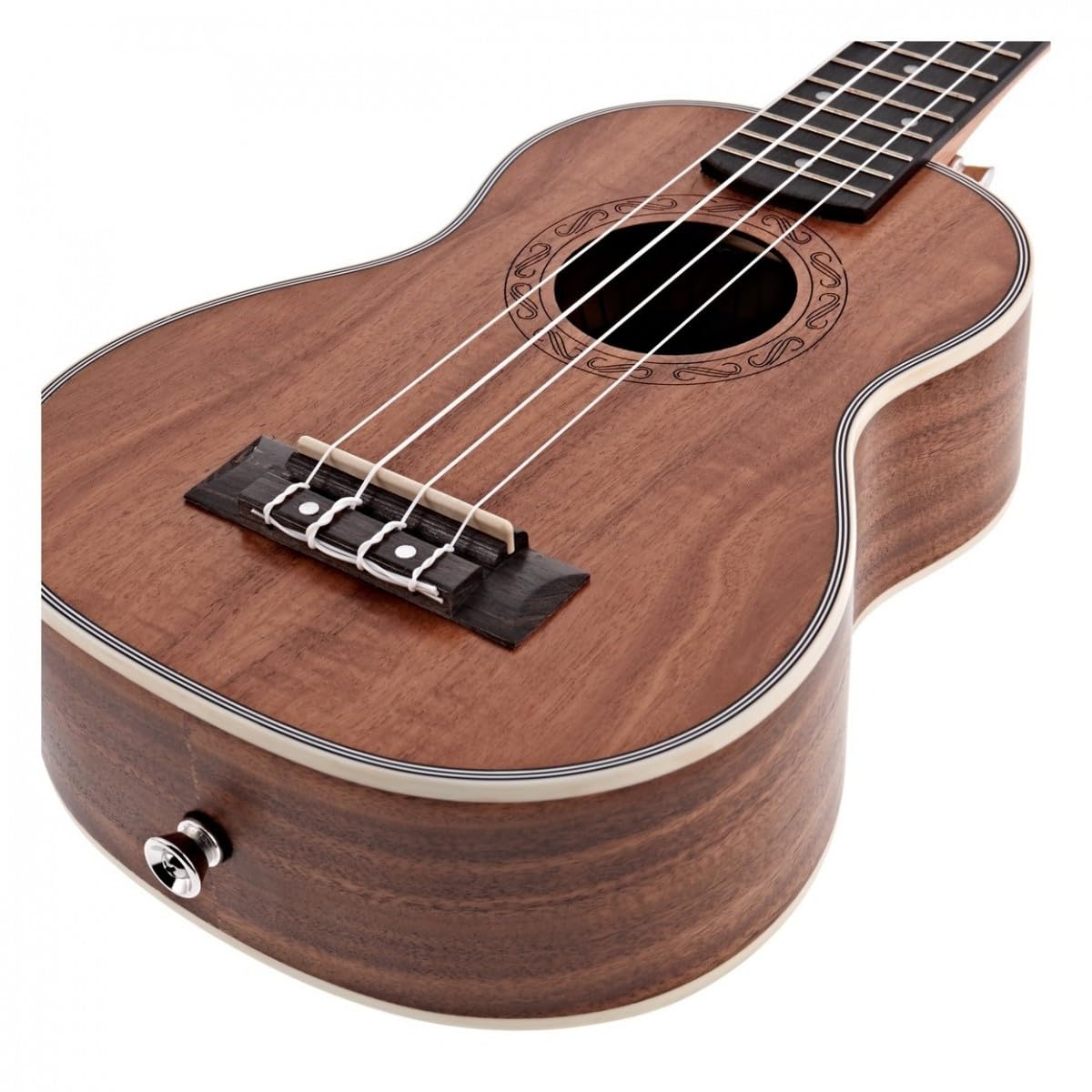 Pacchetto di ukulele soprano per bambini e adulti principianti | Include Custodia Premium e Accordatore Testata, Toni Percussivi Vibranti dal Corpo in Koa, Corde Aquila Comode