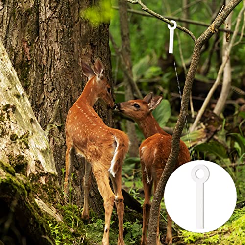 Deer Urine Wick White Hunting Scent Buck Attractant Wicks For Hunting Doe Estrus Wicks Scent Absorbing Wick For Hunting Whitetail Deer Scent Drags (60 Pcs) #TOP5