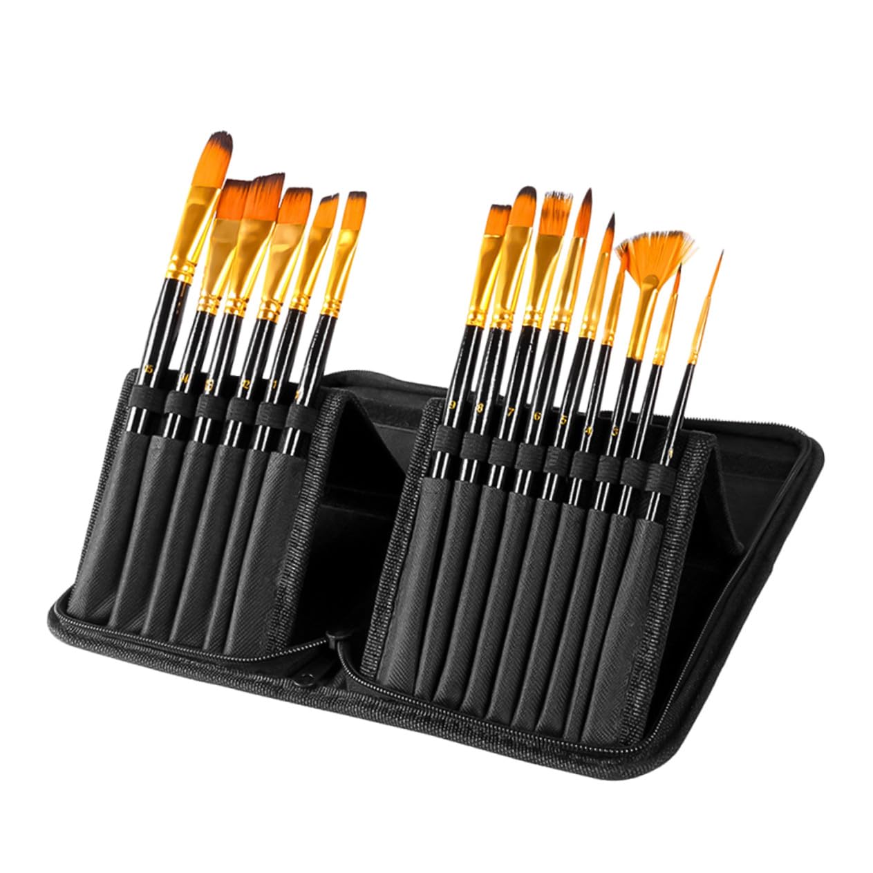 Pinceaux pour peinture à huile portables iplusmile pour loisirs créatifs