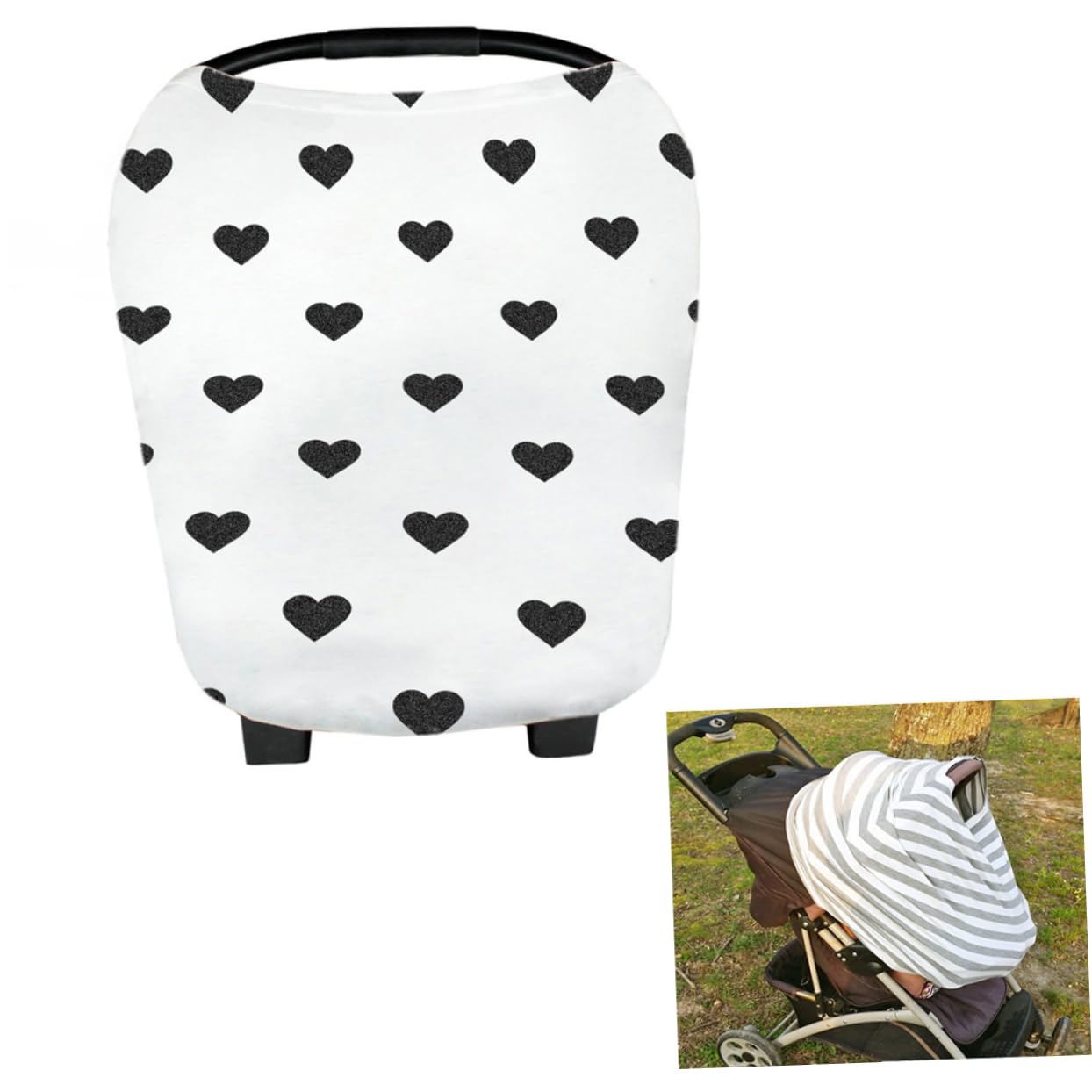 Car Seat Covers Car Seat Canopy for Shopping Carts Nursing Cover Scarf for Boys Girls