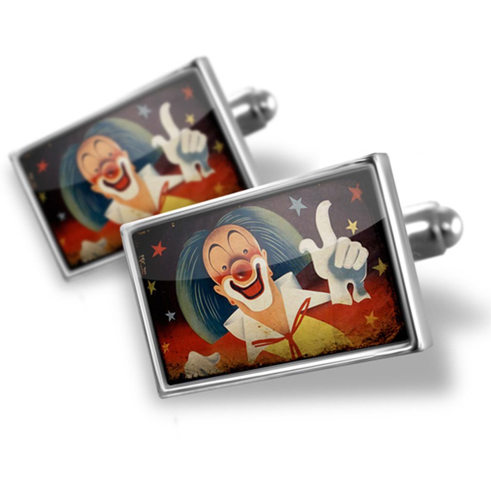 NEONBLOND Cufflinks Circus Clown