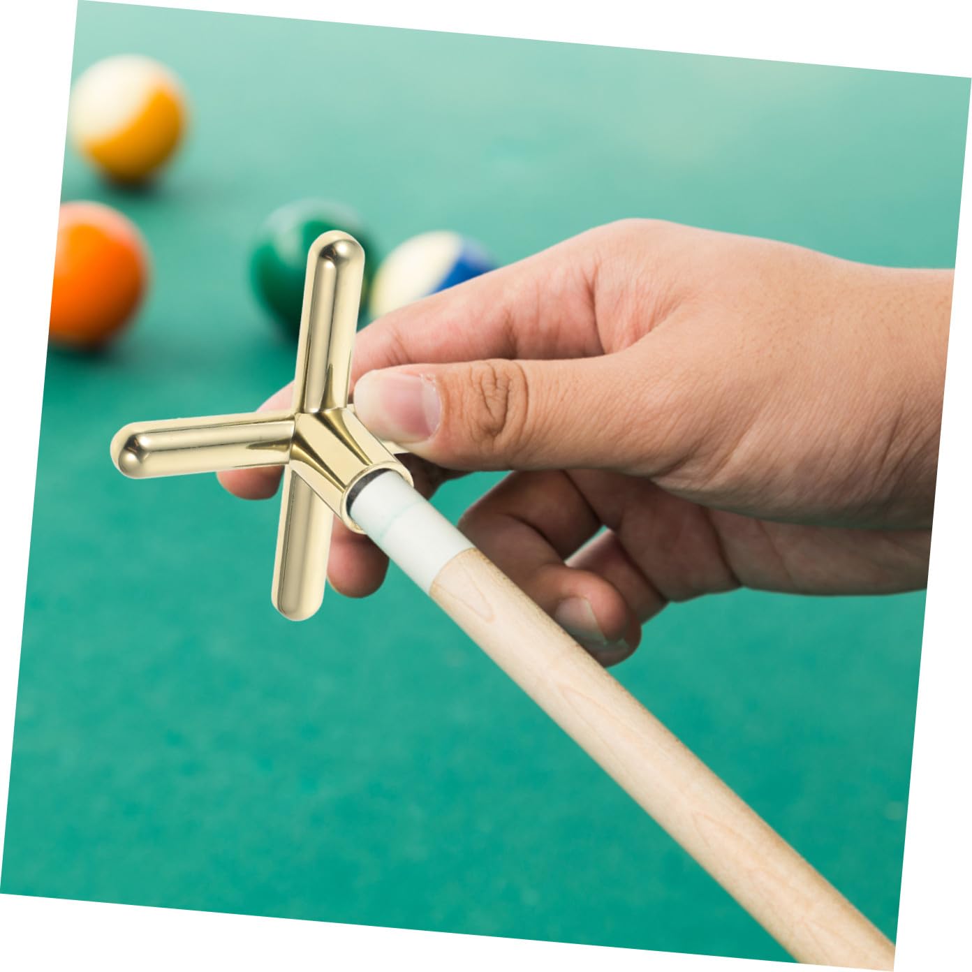 3pièces Support De Queue De Billard avec Croisillon Porte-cue Stable Et Pratique pour Snooker Et Billard Américain