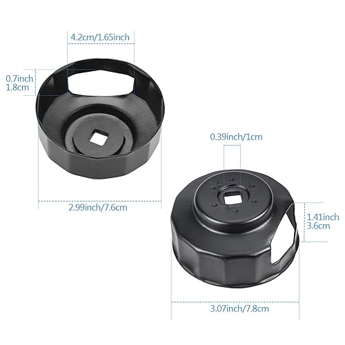 Miniatura 5 de Llave de filtro de aceite para motocicleta, funda primaria, embudo de llenado de cárter y embudo de filtro de aceite sin goteo, apto para Harley