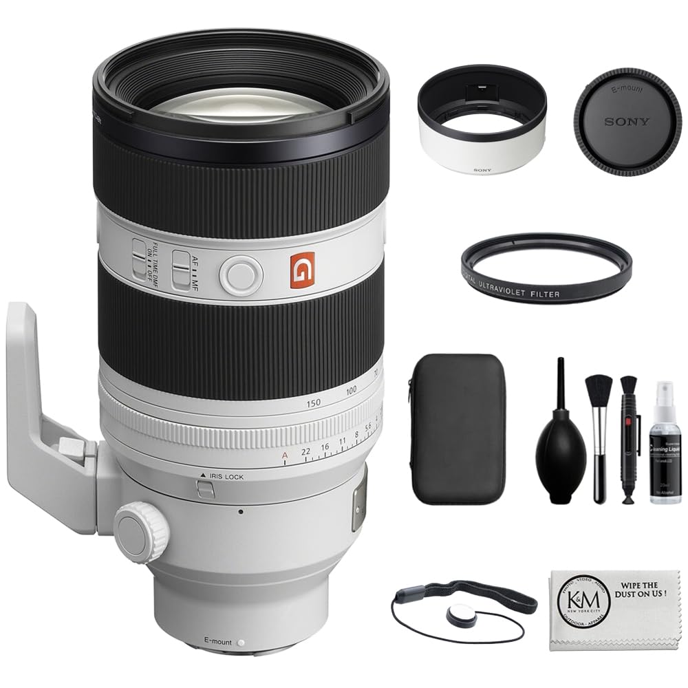 Sony FE 50-150mm f/2 GM Lens | Sony E Bundle with 95mm Filter + Cap Keeper + Cleaning Kit + Cleaning Cloth (5 Items)