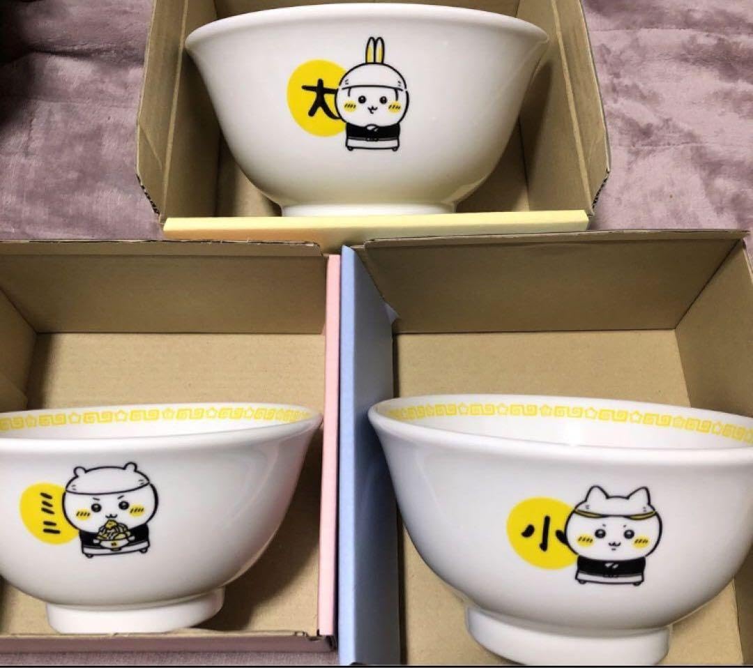 ちいかわラーメン豚ちいかわハチワレうさぎ3種セット