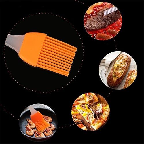 Miniatura 5 de Brocha para untar y untar brocha de silicona para cocinar, cepillos de cocina y brocha para untar barbacoa, colores brillantes variables, el mejor
