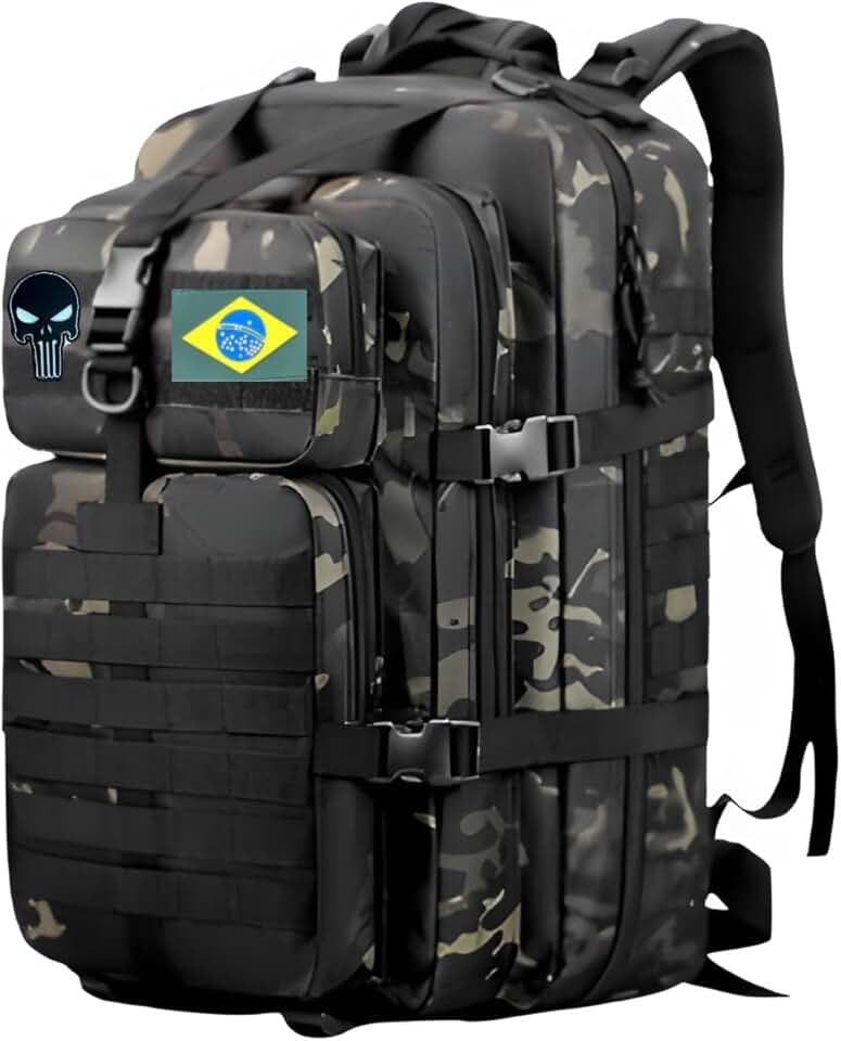 Mochila Tática 50l Reforçada Impermeável Masculina Grande