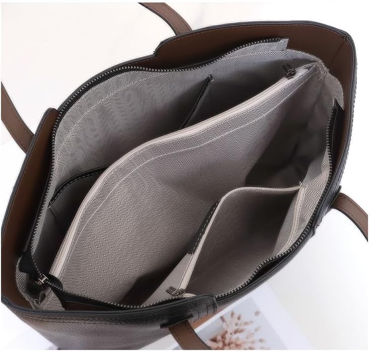 The Tote Bag for Women Genuine leather Top Handle Satchel Purse Shoulder Crossbody Handheld Bag for work Travel - Image 8