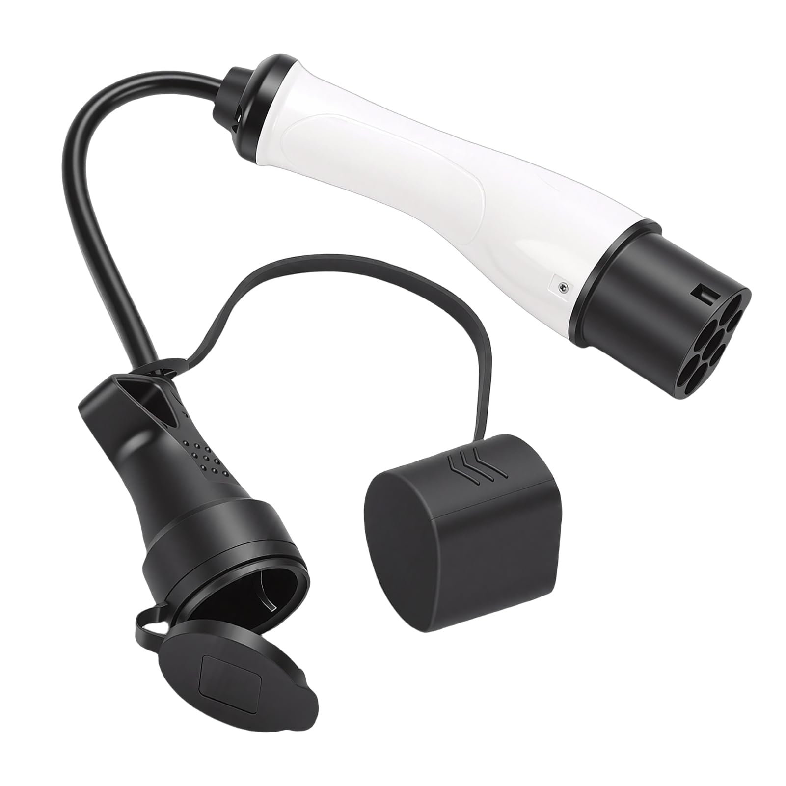 Generic Adapter Type2 EV Szybkie ładowanie dla Typu 2 Dwukierunkowa Obsługa Stosu ładowania Pojazdów Elektrycznych Adapter Konwertera Wyładowczego 16A Przenośny i Trwały dla Podróżnych
