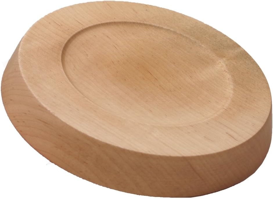 SANGI Lacquerware Maple Saucer, Natural 5454500