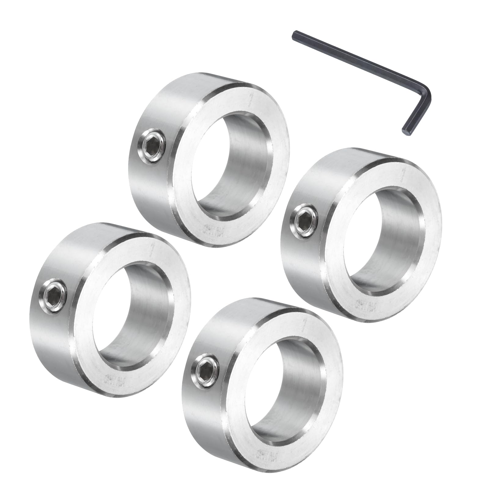 uxcell 4 Pcs Set Screw Shaft Collar 1