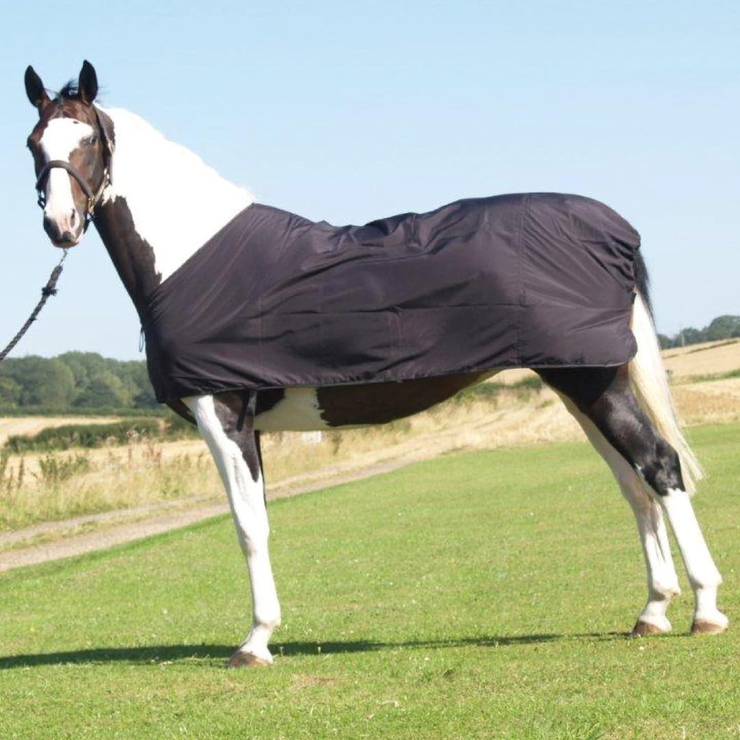 Lightweight Blanket Liner | Silky Under Blanket for Horses | Stops Rug Rubs | Premium Quality by Snuggy Hoods | Colour Navy | 11 Sizes