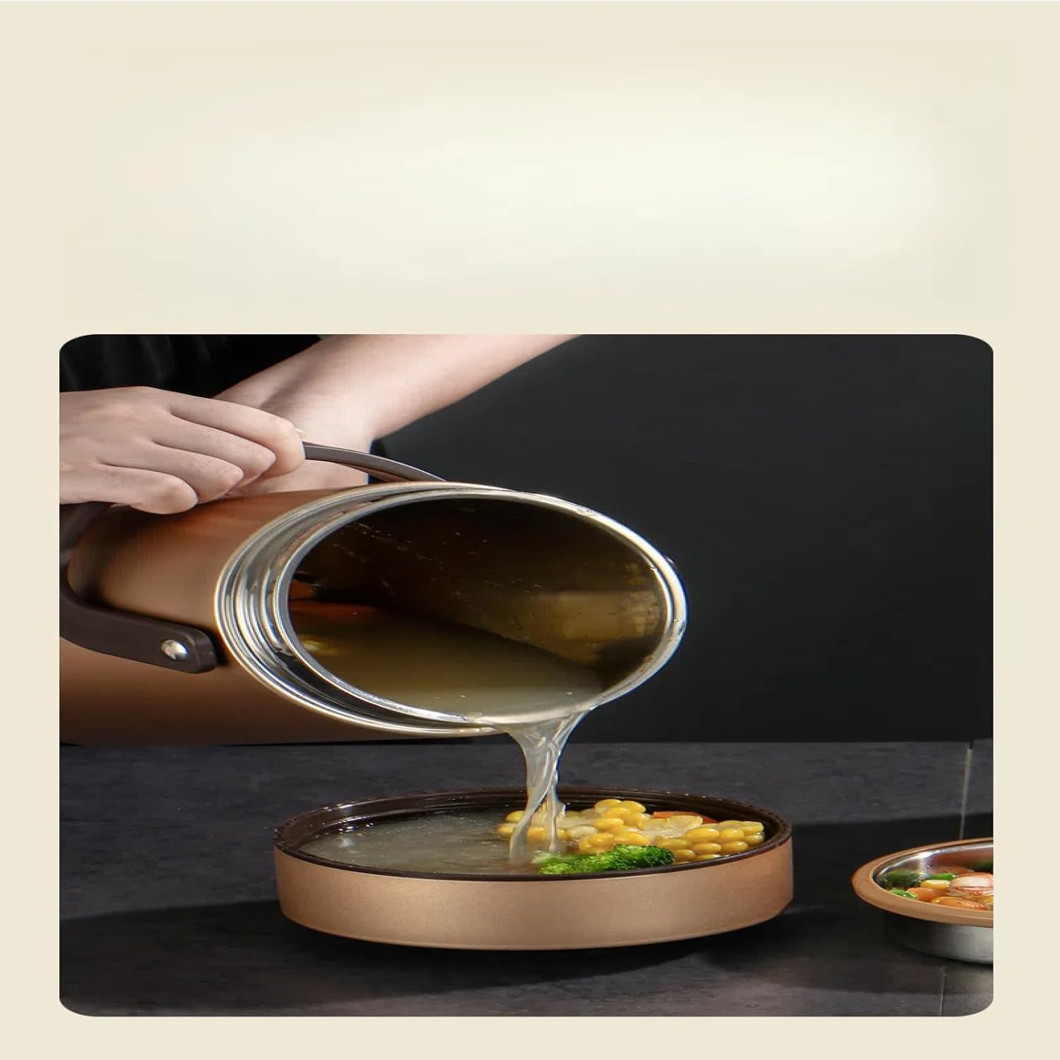 304 stainless steel portable large capacity insulated rice bucket