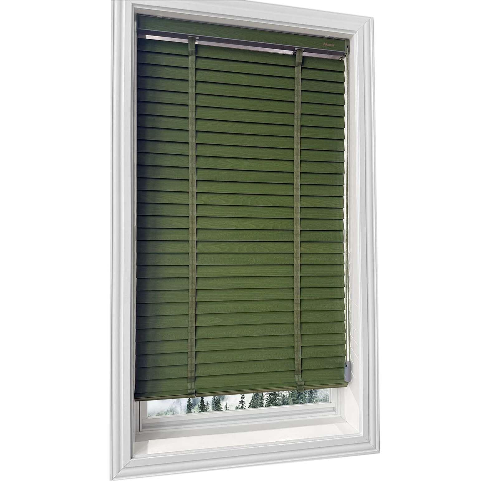 Wooden Blinds For Windows, Venetian Blinds With Adjustable Slats, Window Blinds Providing Light Control And Privacy, Easy To Maintain, For Bedrooms, Living Rooms, Or Offices (D 110x220cm(WxH))