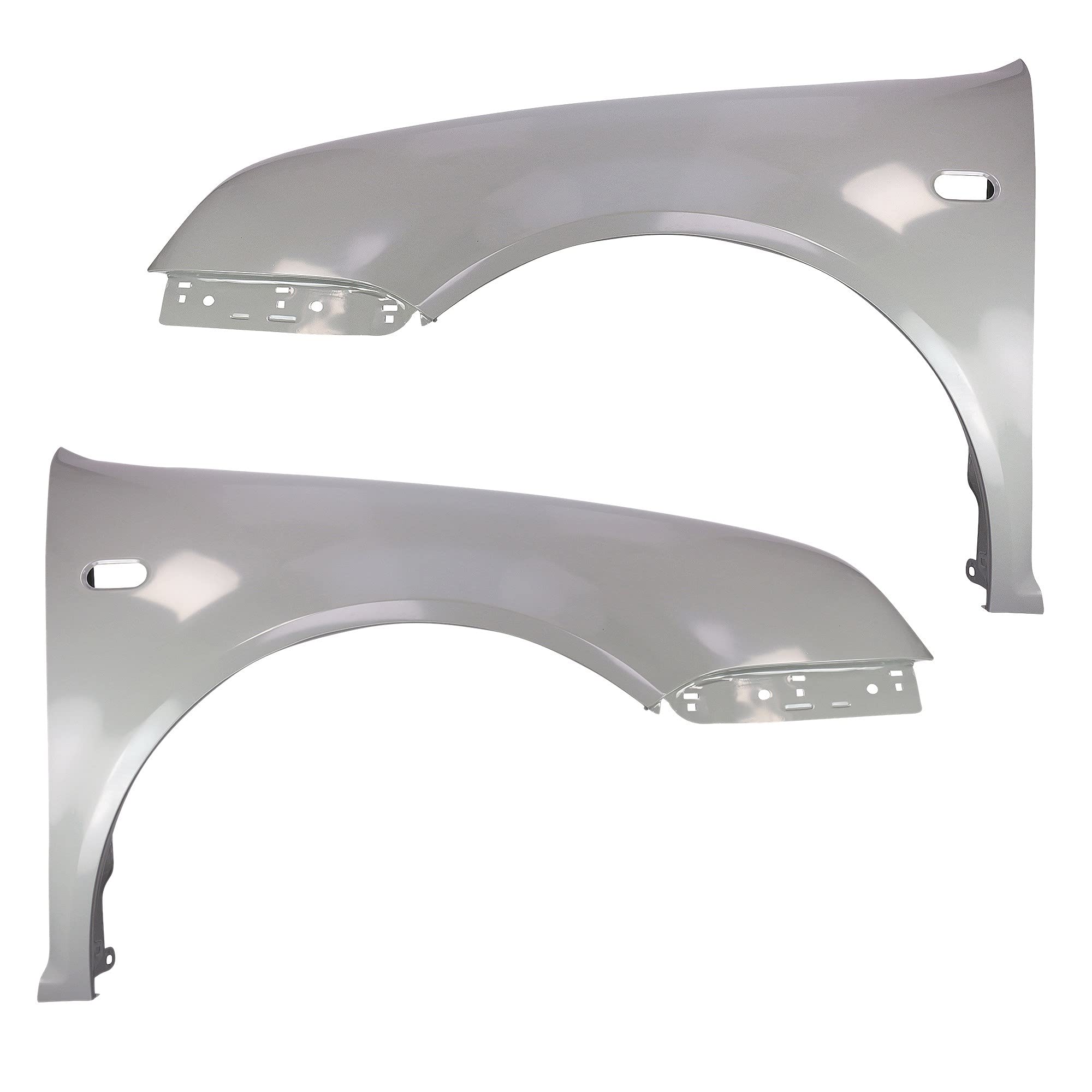 ATEC Germany BESTPRICE 1x Kotflügel vorne links mit Blinkerloch, 1x Kotflügel vorne rechts mit Blinkerloch Kompatibel mit VW BORA I (1J2), BORA Variant (1J6)