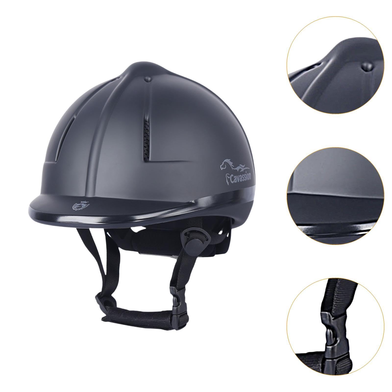 Casco Ecuestre Ajustable con Forro Desmontable para Una Monta Cómoda.