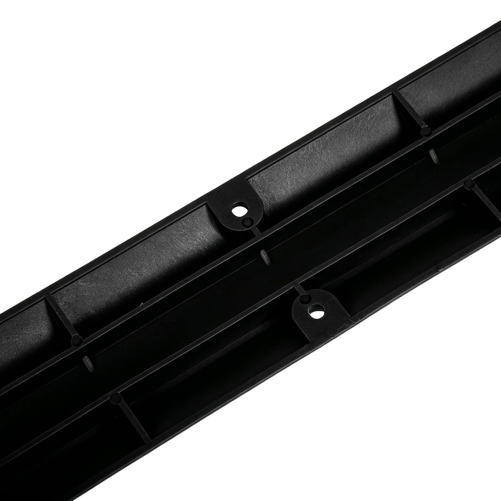 Zunate Rampa Entrelazada Modular de Seguridad Antideslizante, Protector de Cable Resistente, Paquete de 2 Cubiertas de Cable de Goma Negra para Piso, Protección de Alambre de 39,37 Pulgadas para