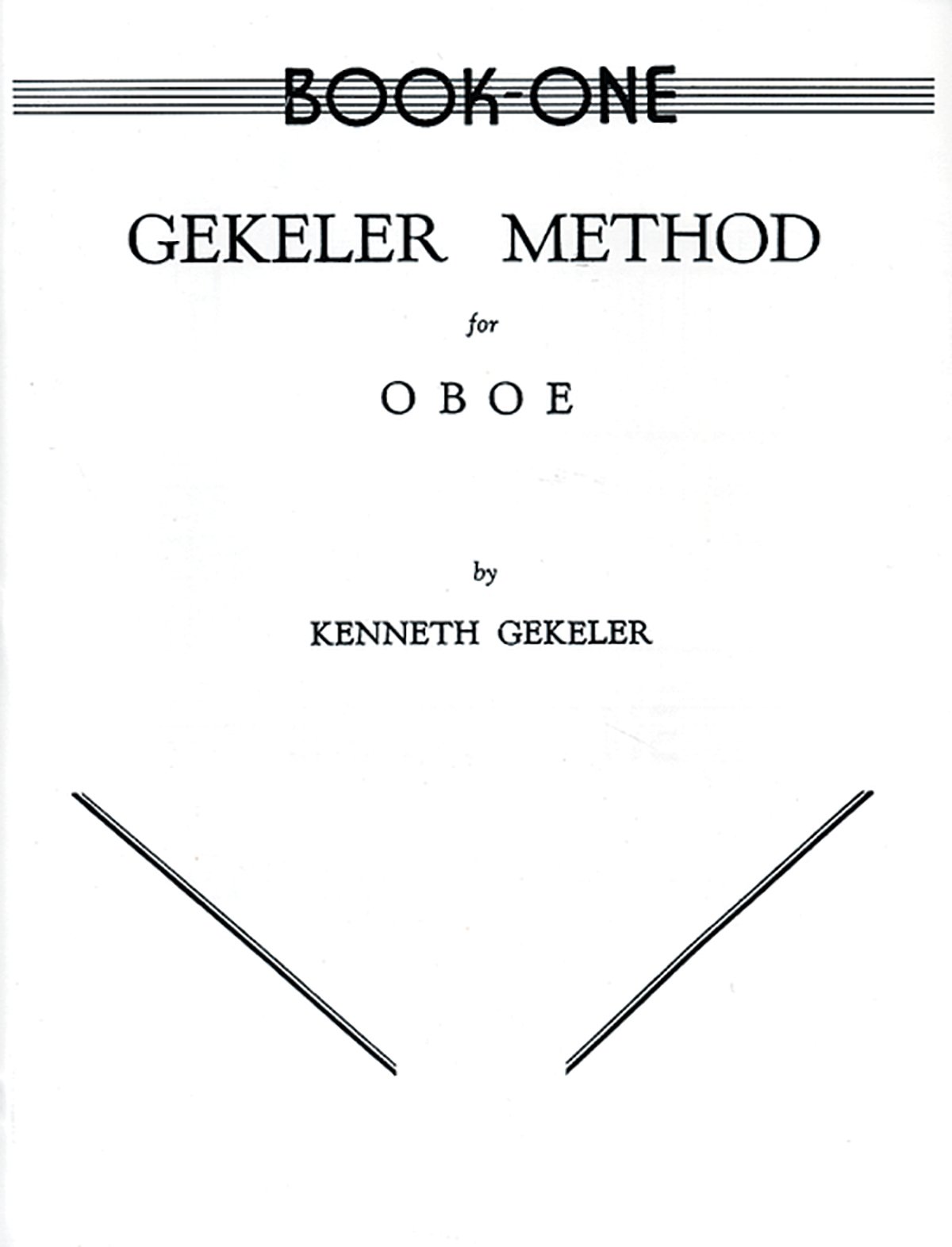 Gekeler Method for Oboe, Bk 1