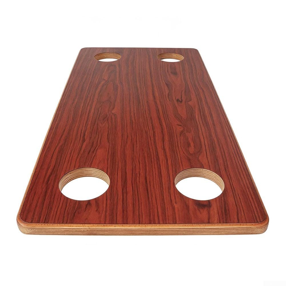 Tavolo da barca in legno massiccio 800 x 400 mm, liscio, per yacht, pontone, camper, rimorchio, con bordi arrotondati di sicurezza