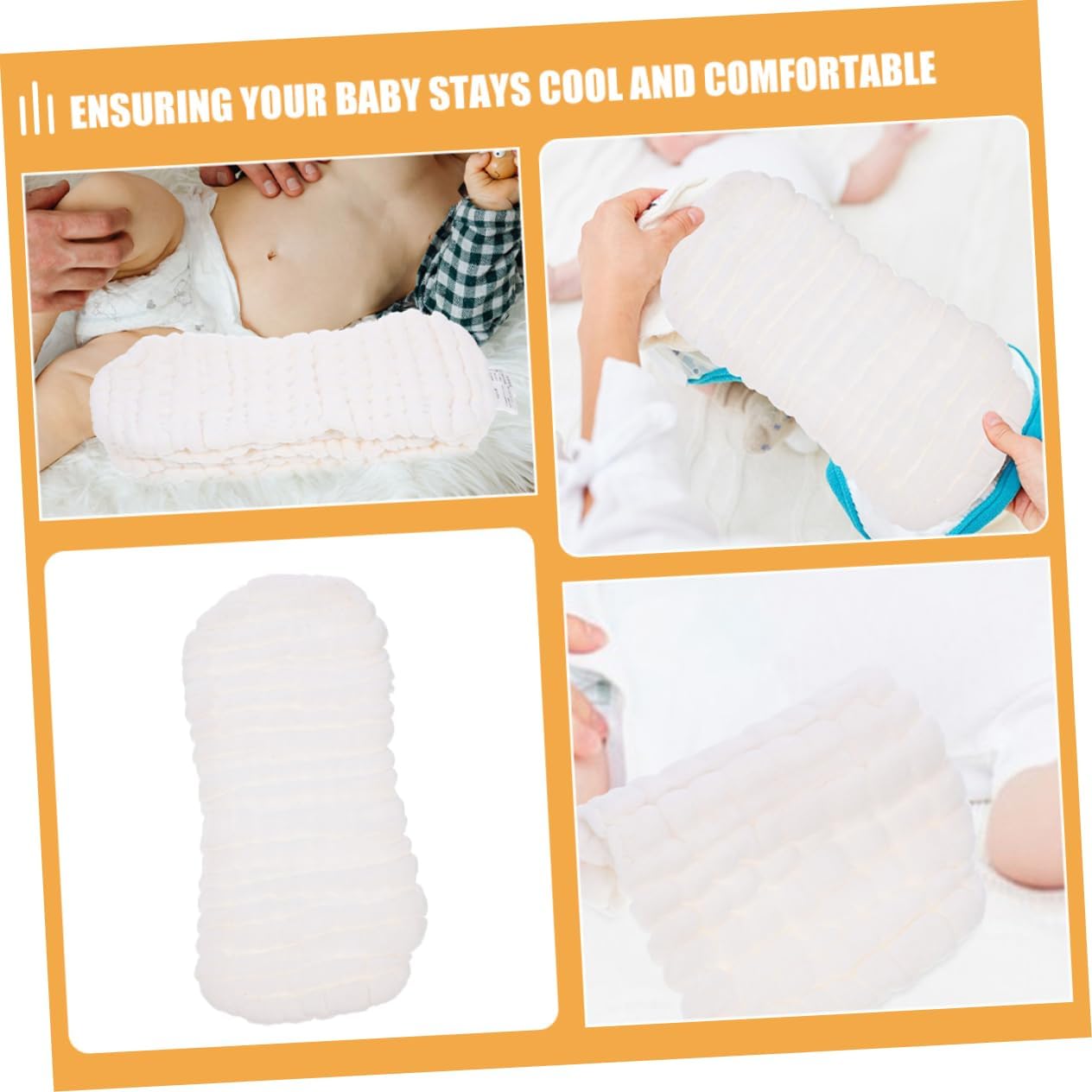 8pcs Cloth Diaper Liners for Breathable Inserts for Newborns Reusable Washable Diapers Comfortable Leak-Resistant Design for Skin Care