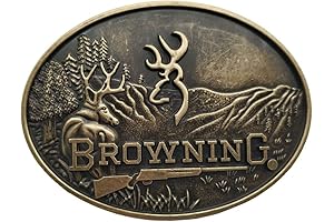Country Hunting Belt Buckle: A Western Adventure Engraved on Metal