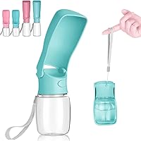 Vista 12 de Botella de Agua Portátil para Perros - Dispensador de Agua Plegable para Perros A Prueba de Fugas y de Plástico de Grado Alimentario para Viajes