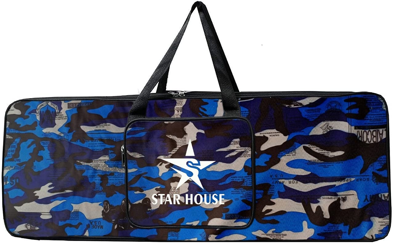 Star House Best 61 Keys Keyboard Bags/Covers to Safe for Piano to The Dust (USA Blue)-image-46