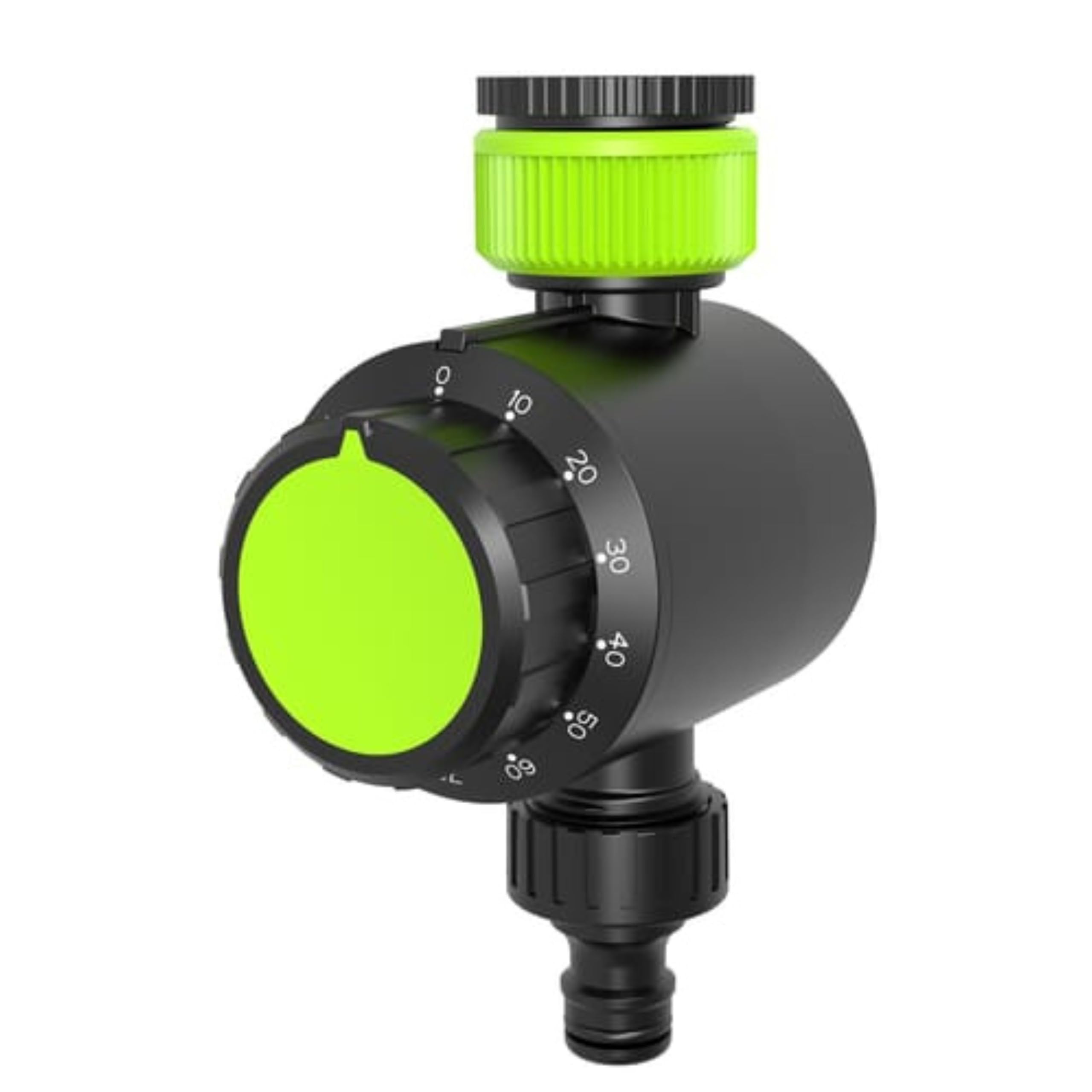 HMIR Black Mechanical Water Timers for Irrigation, Watertight Solutions with Tried and Trusted Durability, Can Be Used with Sprinklers & Hose Pipes, 3/4" BSP Tap Connector, 5-120 Minute