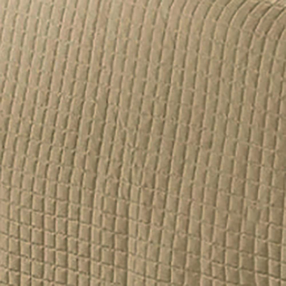sheetsnthings Luxury Checkered Quilted Wrinkle Free Microfiber 2 Piece Coverlets Set (Beige, Twin)