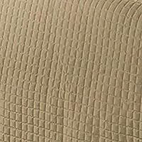 Vista 6 de sheetsnthings Juego de sábanas de microfibra acolchada sin arrugas de lujo de 2 piezas (beige, individual)