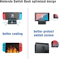 Vista 3 de Switch Dock para Nintendo Switch y Switch OLED versión mejorada Dock portátil Nintendo Switch Dock Base de repuesto Nintendo Switch Estación