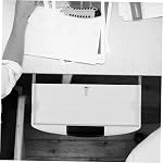 Veemoon Desk Keyboard Tray Sliding Drawer with Mouse Platform Sturdy Plastic Slide-Out Keyboard Stand