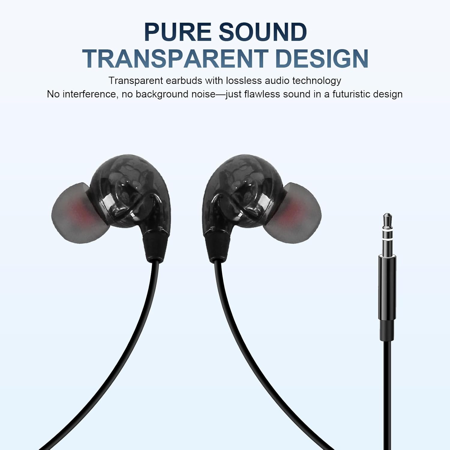 Wireless in Ear Monitor System, 2 Channel UHF Pro Mono IEM System for Singer Musicians, 2x40 Frequencies, 330ft Range, Rack Mount Transmitter and Bodypacks Receiver for Band, Studio (8 Pack)