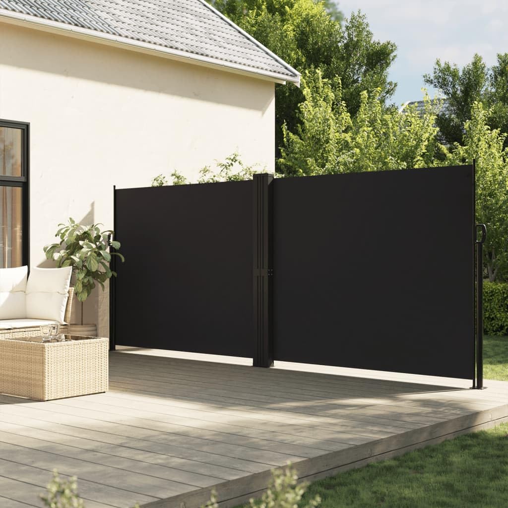 Brise-vue rétractable pour balcon et grand jardin ombragé