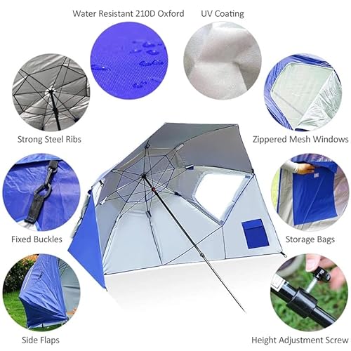 Llly Sun And Rain Canopy Fishing Umbrella Sunshade Rain Folding Waterproof Camping Park Beach Umbrella Outdoor Tent #TOP2