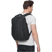 Arctic Hunter Erkek S rt Seyahat Laptop  antas , Suya Dayan kl , Ergonomik, 15.6 in  Laptop B lmesi, Siyah