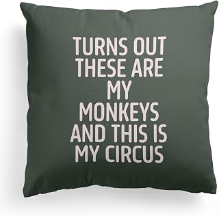 Funny Turns Out These Are My Monkeys Pillow Covers