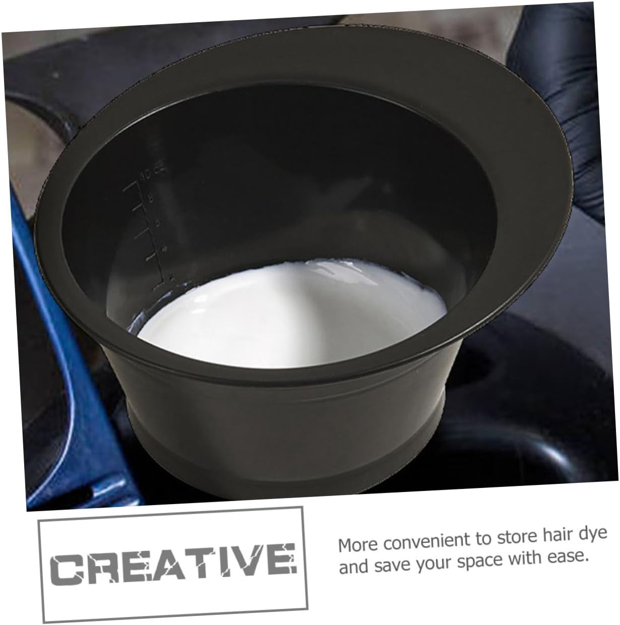 NOLITOY 4pcs Hair Dye Mixing Bowls Set Multi-function Hairdressing Tool Bowls for Salon and DIY Hair Color