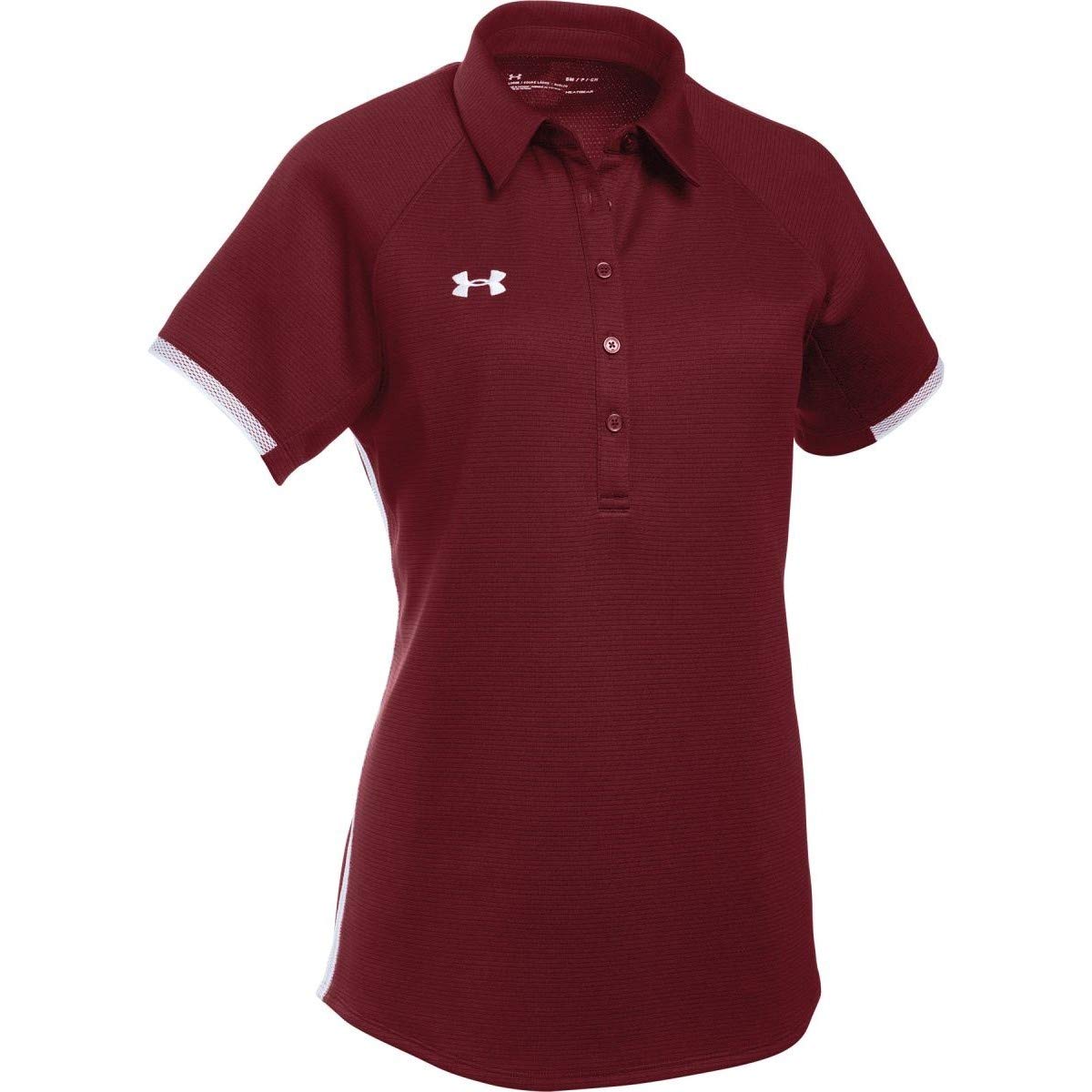 Under ArmourWomen's Rival Polo Cardinal | White SM