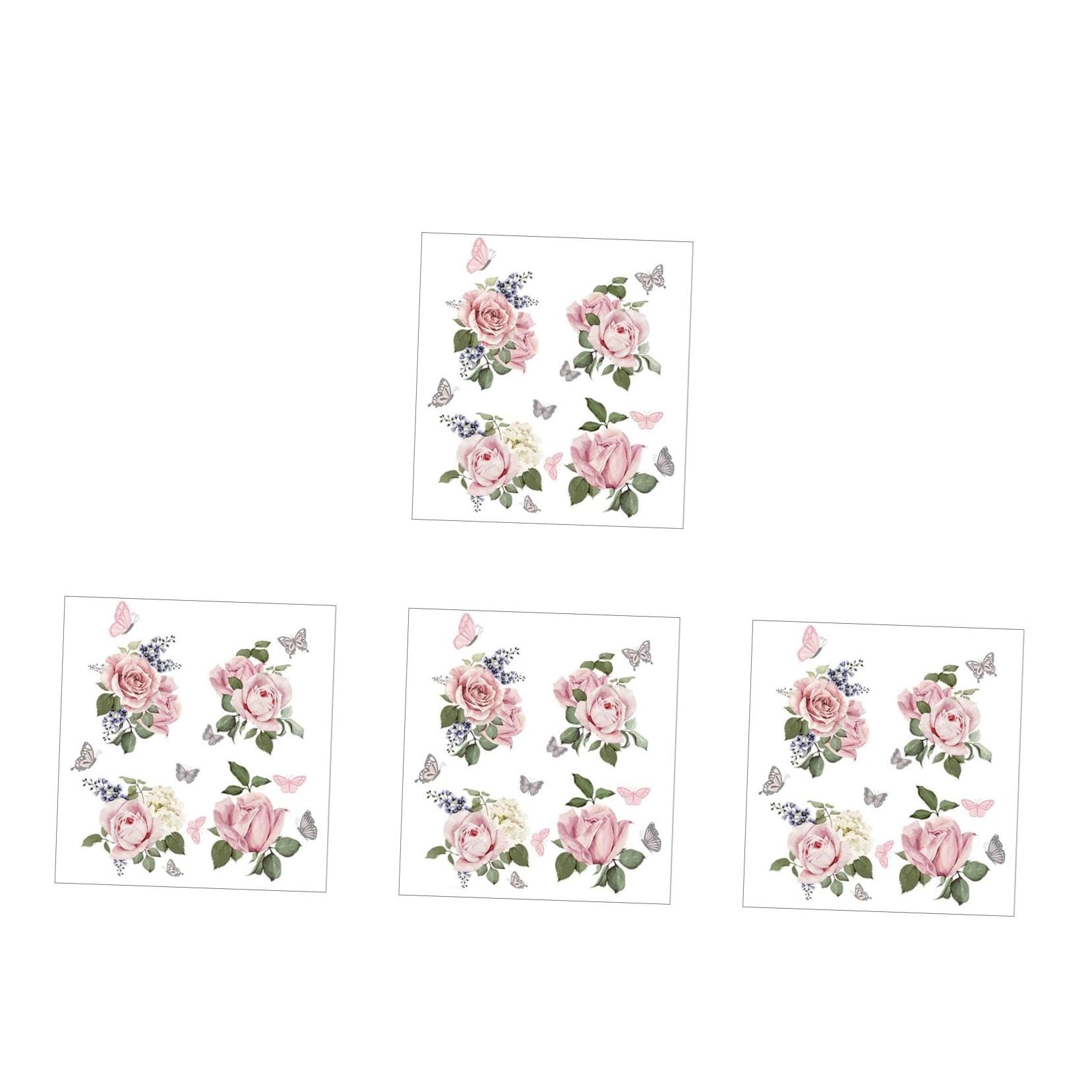 Stickers muraux amovibles pivoine pour créer une ambiance printanière dans la chambre