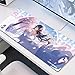 New Yeston Sakura 27.5 * 11.8 * 0.12in(700 * 300mm) Mouse pad, Thick Extended Mouse Mat Non-Slip Spill-Resistant Desk Pad