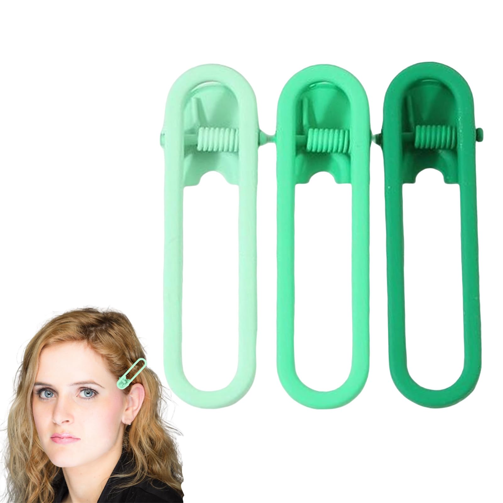 Haarspangen Für Frauen – Bunte Acryl-Clips Mit Pony, Für Dicke Haare | Entenschnabel-Spangen Styling