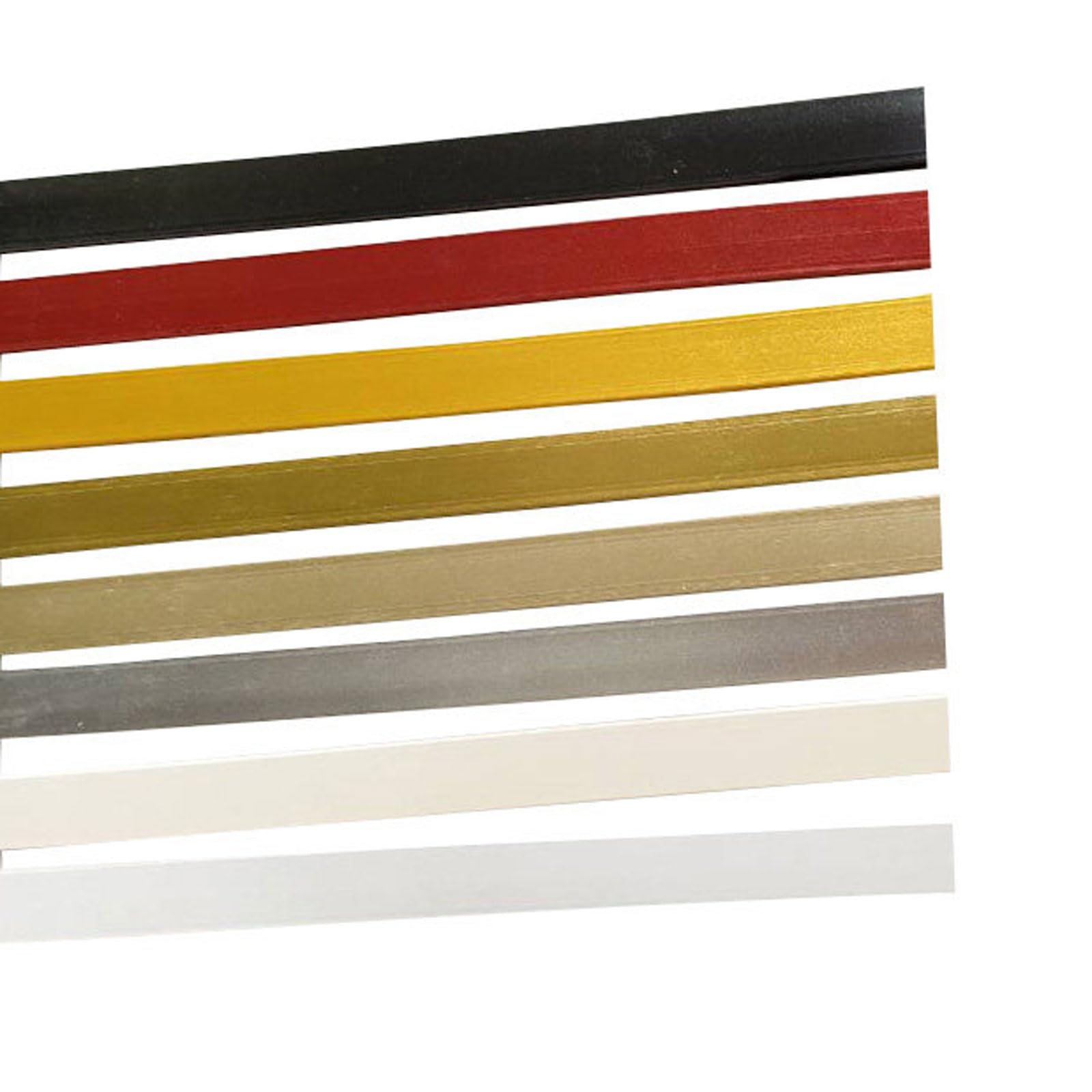Qipn Gold Copper 16.5Ft Self-Adhesive Pvc Crown Molding Ceiling Molding Caulk And Trim Strips, Flexible Molding Edge Trims Suitable For Mirror Edge, Tv Background Wall(Size:15mm,Color:gold Copper)