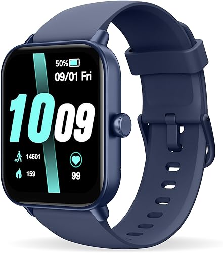 Reloj inteligente para mujeres y hombres (respuestahacer llamadas) con Alexa integrado, compatible con iPhone Android, monitor de sueño y actividad,